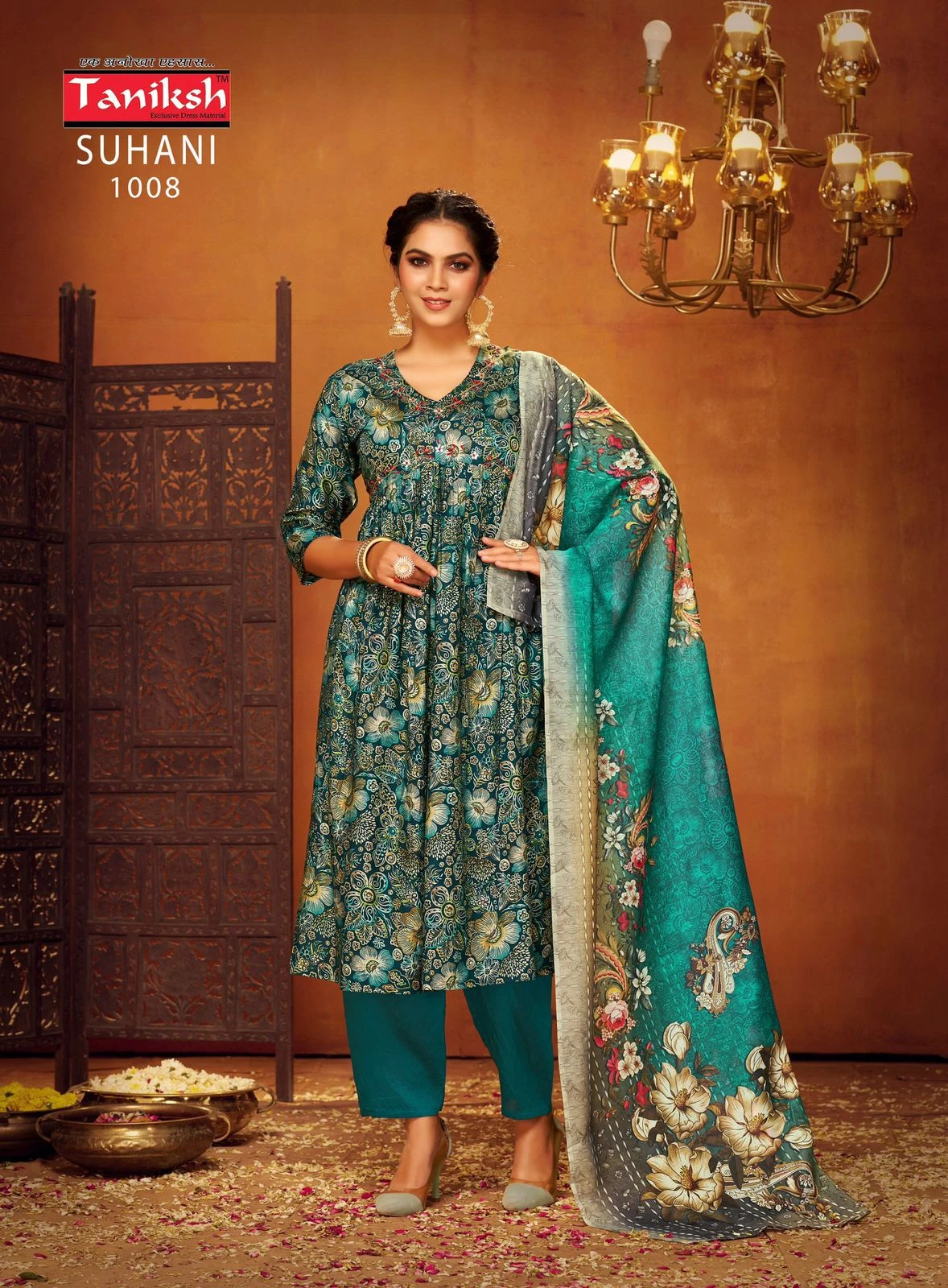 Taniksh Suhani Vol 1 Muslin Print Wholesale Readymade Salwar Suit Catalog — Wholesale Salwar Suits, MPA wholesale from Surat - Gallery Image 8